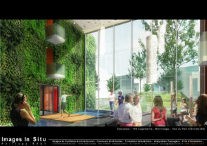158 - CCR - 165 Logements - Montrouge - VUE HALL